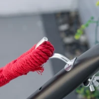 Outsunny Patio Hammock with Stand, Fabric Outdoor Hammock Bed with Stand, Free Standing Adjustable Lounge Chair Includes Portable Carrying Case for Outdoor or Indoor(m-9)