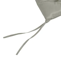 Outsunny Set of 2 Garden Chair Cushions Seat Pad with Backrest for Sunbeds, Rocking Chairs, Loungers, Outdoor & Indoor Use(m-10)