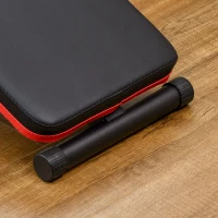 Soozier Sit Up Bench Core Workout Adjustable Thigh Support Foldable For Home Gym Exercise Black(m-9)