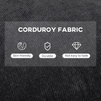 HOMCOM Accent Chair with Ottoman, Reclining Comfy Chair with Adjustable Backrest, Steel Frame and Pillow for Living Room, Bedroom, Black(m-5)