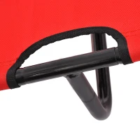 PawHut Elevated Dog Bed, Raised Dog Cot for M Sized Dogs, Indoor & Outdoor, 30" x 24" x 7", Red(m-9)