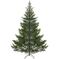 HOMCOM 7ft Artificial Sparse Christmas Tree with Steel Stand and 2901 Tips for Home Office Holiday