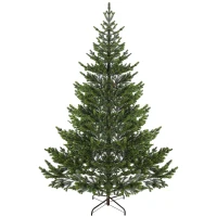 HOMCOM 7ft Artificial Sparse Christmas Tree with Steel Stand and 2901 Tips for Home Office Holiday(m-1)