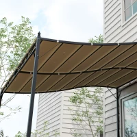 Pergola Canopy Replacement, Pergola Shade Cover for 10' x 10' Pergola (Outsunny 84C-038 Series), Beige(m-9)