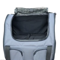 PawHut 3in1 Pet Car Booster Seat Dog Carrier Travel Bag Gray(m-10)