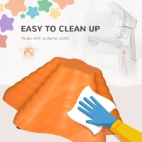 Outsunny Balance Stepping Stones for Kids, 11 PCS Starfish Style Non-Slip Obstacle Course, Stackable Balance Blocks for Coordination and Balance Development, Indoor/Outdoor(m-8)