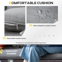 Outsunny 4-Piece Patio Furniture Sets Outdoor Wicker Conversation Set PE Rattan Sectional sofa set with Tempered Glass Coffee Table and Cushions for Backyard and Garden, Brown(m-5)