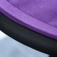 Qaba 6 in 1 Toddler Tricycle Stroller with Basket, Canopy, 5-point Safety Harness, for 12-60 Months, Purple(m-10)