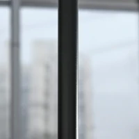 Outsunny 7.5ft Half Umbrella Semi Patio Parasol with Crank Handle, Top Vent for Garden, Balcony- NO BASE INCLUDED, Cream(m-7)