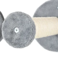 PawHut Pet Wall-mounted Climbing Shelf Set, Grey(m-10)