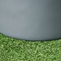 Outsunny Set of 3 Outdoor Planter Set, 13/11.5/9 in, Flower Pots with Drainage Holes, Outdoor Plant Pots for Patio, Yard, Garden(m-9)