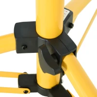HOMCOM 50W 10000 Lumen Dual Head Weather Resistant LED Work Lights with Tripod Stand, Yellow(m-10)