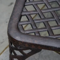 Outsunny Aluminum Adjustable Chaise Lounge Chair, Folding 4-Position Patio Recliner, Wheels, Armrests, Side Table, Cushion for Poolside, Backyard, Deck, Porch Garden, Beige(m-8)