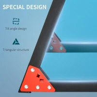 Soozier Dip Stand Station, Heavy Duty Upper Body Equipment, Tricep Dips, Pull-Ups, Push-Ups, L-Sits for Home, Gym, Office, Black(m-4)