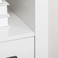 HOMCOM Kitchen Cabinet, Storage Cabinet, Sideboard Buffet Cabinet with Glass Doors for Kitchen, Living Room(m-8)