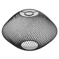 HOMCOM Industrial Pendant Light Fixtures with Adjustable Hanging Chain, Black(m-9)