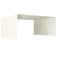 Outsunny 2 Piece Retractable Pergola Canopy Replacement for 10' x 10' Pergola, Pergola Shade Cover with Weight Rods, Beige(m-11)