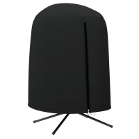 Outsunny Egg Chair Cover, 420D Oxford Fabric Waterproof Anti-dust Furniture Protector for Φ50.4" x 74.8" H Stand, Black(m-11)