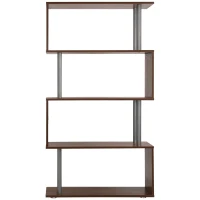 HOMCOM Slim Modern Wooden Bookshelf(m-11)