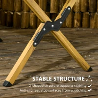 Outsunny 3ft Low Height Folding Camping Table, Roll-Up Aluminum Picnic Table with Carry Bag, Waterproof & Woodgrain Finish, Portable Table for Travel, BBQ, Beach, or Hiking(m-6)