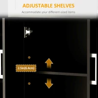 HOMCOM Modern Rolling Kitchen Island Cart with Drawers, Natural Wood Top, Towel Rack, Door Storage Cabinet,  Black(m-6)