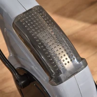 Soozier Folding Exercise Bike, Indoor Stationary Bike with 8-Level Magnetic Resistance and LCD Monitor, for Cardio Workout, Grey(m-10)