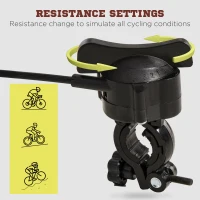 Soozier Bike Trainer Magnetic Bicycle Stand Indoor Exerciser w/ Quick Release Skewer, 5 Levels Resistance, Red(m-6)