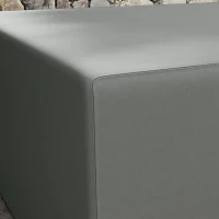 Outsunny Patio Furniture Cover for Outdoor Sectional Sofa Set Waterproof Windproof Oxford Fabric, 97" x 65" x 26", Dark Grey(m-10)