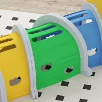 Qaba Kids Play Tunnel for Children 3-6 Years to Crawl and Climb, Lion Design(m-9)