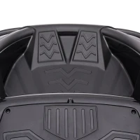 Aosom 12V Kids Bumper Car with Parent Remote Control, Safety Belt, Colorful LED Lights, for Boys and Girls, Black(m-9)