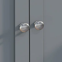 HOMCOM Sideboard Cabinet, Buffet Table with Drawer, Double Door Cupboard and Adjustable Shelf for Living Room, Entryway, Grey(m-10)