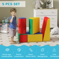 Soozier 5 Piece Climb and Crawl Activity Play Set, Assorted(m-7)