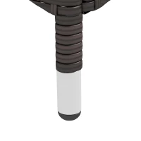 Outsunny Wicker Outdoor Chaise Lounge, 5-Level Adjustable Backrest PE Rattan Pool Lounge Chair with Wheels, Cushion & Headrest, Brown and Cream White(m-8)