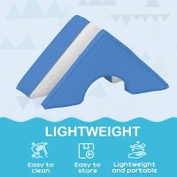 Qaba 11 Piece Soft Play Equipment for Kids 6-72 Months, Dark Colour(m-7)