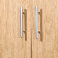 HOMCOM Modern Sideboard, Buffet Cabinet, Console Table with Adjustable Shelves, Anti-Topple Design, and Large Countertop, Natural(m-8)