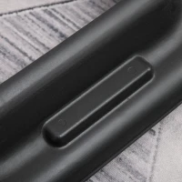 Soozier 43" Adjustable Aerobic Platform Stepper 3 Level with Risers 4” 6” 8” Cardio Fitness Trainer Workout Step Home Gym Exercise, Black Green(m-9)