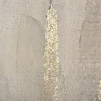HOMCOM Hand-Painted Canvas Wall Art for Living Room Bedroom, Painting Gold African Woman, 39.25" x 31.5"(m-9)