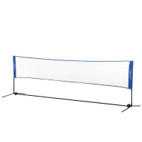 Soozier 14' Badminton Net, Height Adjustable Outdoor Sports Net with Carry Bag for Tennis, Pickleball and Volleyball(m-1)