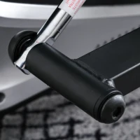 Soozier 2- IN -1 Elliptical Machine Magnetic Cardio Workout Exercise Bike Cross Trainer with 8 Level Resistance, LCD Digital Monitor, Pad Phone Holder for Home Office Gym, 220lbs Weight Capacity(m-8)