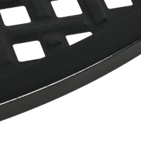 Outsunny 42" Round Outdoor Dining Table for 4 Persons, Metal Patio Dining Table with Umbrella Hole for Backyard, Lawn, Balcony(m-6)