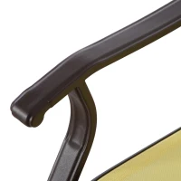 Outsunny Outdoor Glider Chair, Gliders for Outside Patio with Steel Frame and Mesh Fabric for Backyard, Garden, and Porch, Beige(m-8)