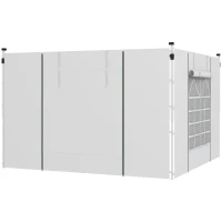 Outsunny 2PCS Instant Canopy Sidewalls, Canopy Walls Replacement, for 10' x 10' or 10' x 20' Pop Up Canopy(m-11)