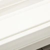 Outsunny Outdoor Rocking Chair, HDPE Adirondack Porch Rocker Chair for Garden, Patio, White(m-8)