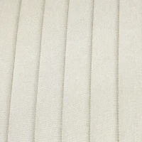 HOMCOM Criss Cross Chair, Wide Armless Office Chair, Fabric Computer Desk Chair with Adjustable Height, Beige(m-6)