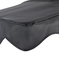 Outsunny 84A-052 Series 2-Seater Swing Canopy Replacement Top Cover, Gray(m-8)