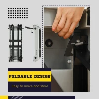 Soozier Multipurpose Workout Bench, Adjustable Stepper Deck with Resistance Ropes, Incline and Decline, Foldable Weight Bench for Home Gym Aerobic & Strength Training(m-6)