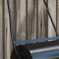 Outsunny 46L Lawn Roller, Push/Tow Behind Sod Roller with U Shaped Handle, Water Filled Yard Roller for Garden, Lawn, Backyard(m-9)