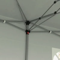 Outsunny 19 x 10' Pop Up Canopy with Removable Sidewalls, Windows, Height Adjustable Ez Up Canopy for Outdoor Events, Party, Gray(m-8)