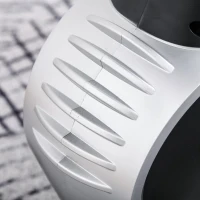 Soozier 2- IN -1 Elliptical Machine Magnetic Cardio Workout Exercise Bike Cross Trainer with 8 Level Resistance, LCD Digital Monitor, Pad Phone Holder for Home Office Gym, 220lbs Weight Capacity(m-9)