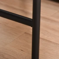 HOMCOM Modern Glasstop Vanity Table with Mirror,  Makeup Dressing Table with Rotating Round Mirror, Shelves for Perfumes, Cosmetics, Lotions, Black(m-8)